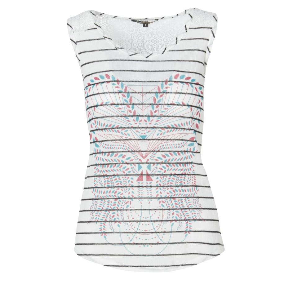 KOROSHI KOROSHI Top zwart / wit -