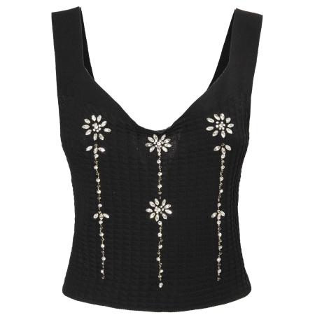 Influencer Influencer Top zwart / wit