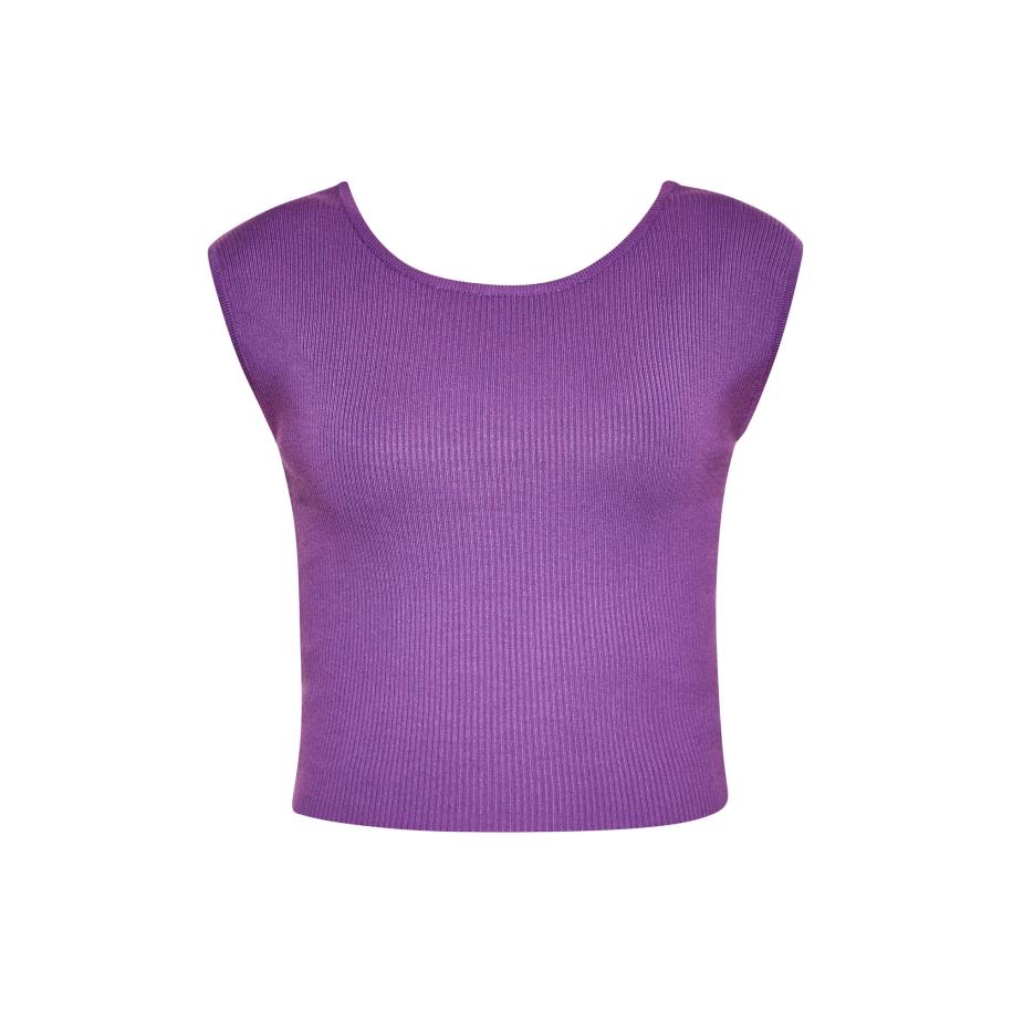 MyMo At Night myMo at night Gebreide top lila -