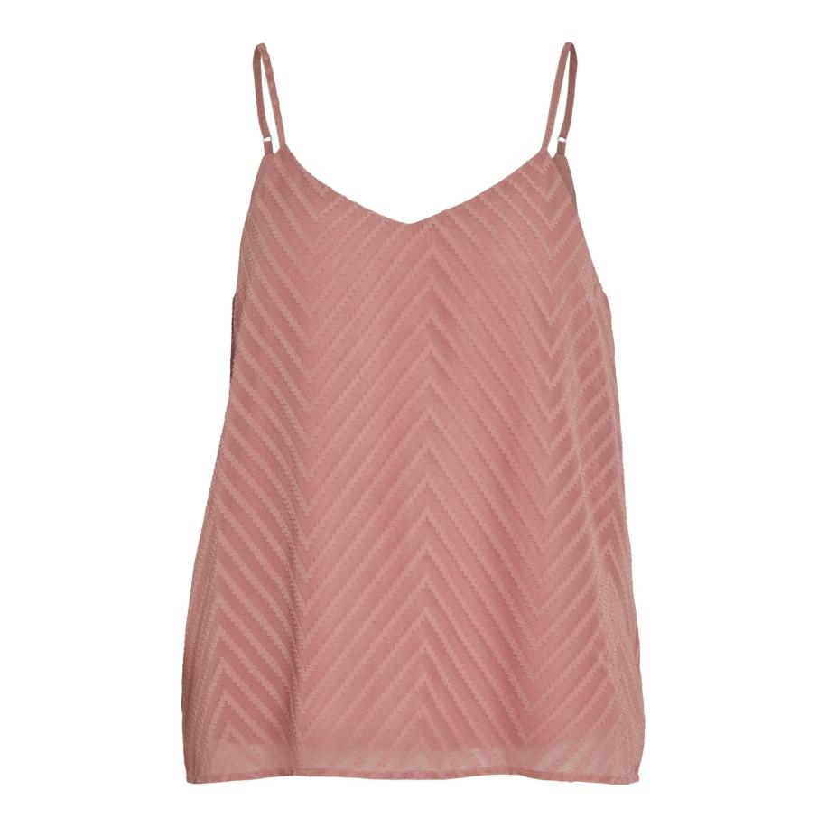 Vila VILA Top VIMICHELLE oudroze -