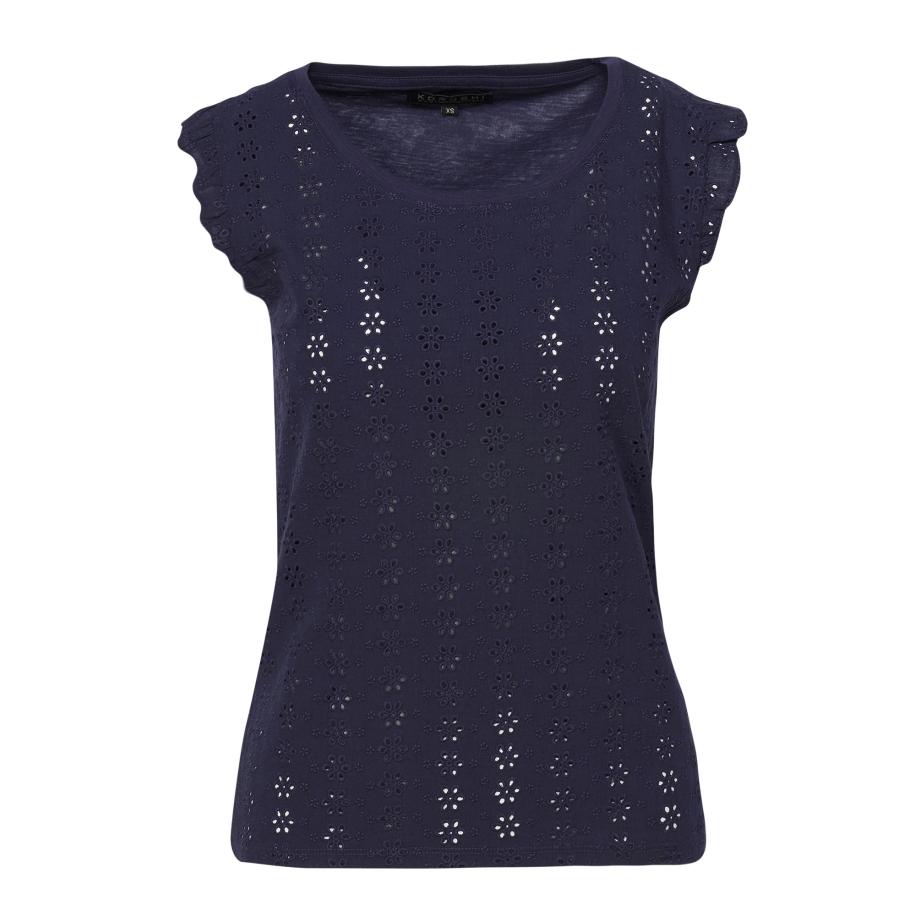 KOROSHI Top navy Blauw