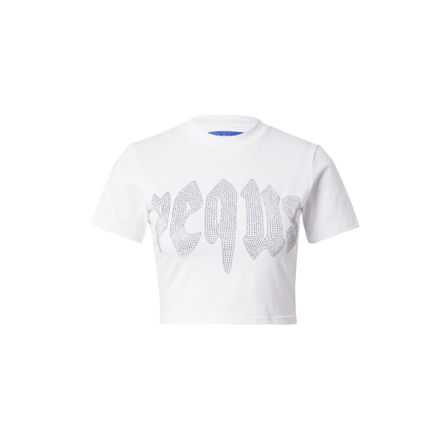 Pequs Pequs Shirt zilver / offwhite -