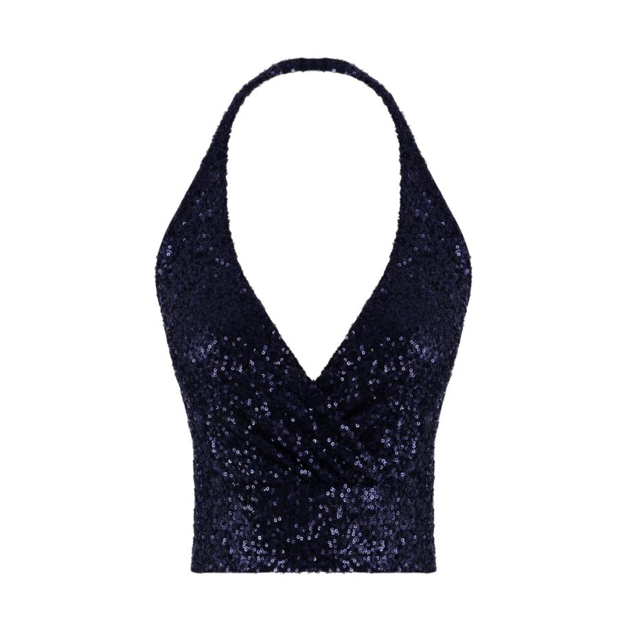 No Matter What Top marine Blauw