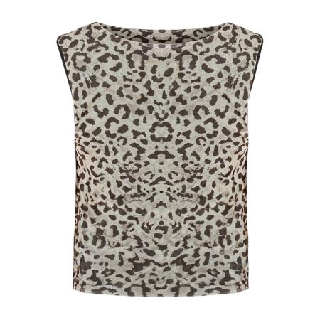 No Matter What Top chocoladebruin / lichtgrijs