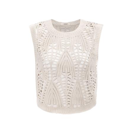 Antioch Antioch Gebreide top ecru
