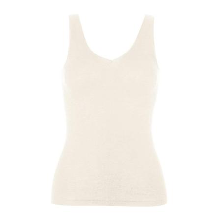 Hanro Hanro Top Woolen Silk crème / offwhite