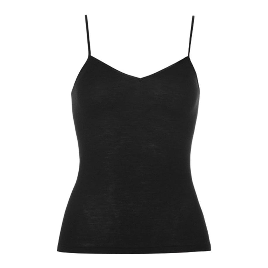 Hanro Hanro Top Woolen Silk zwart -