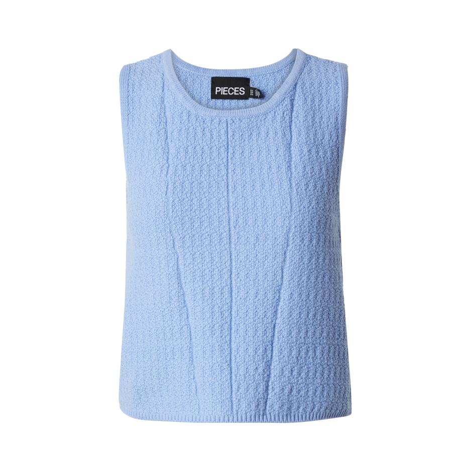 Pieces PIECES Gebreide top PCKENNA lichtblauw -