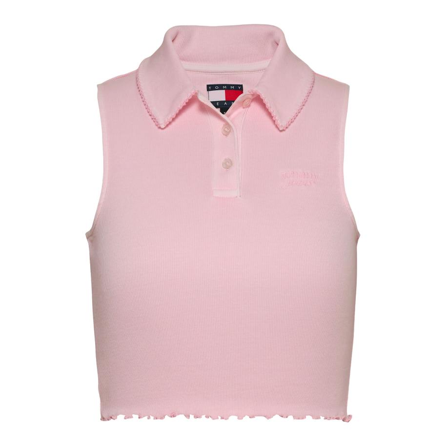 Tommy Jeans Tommy Jeans Top pastelroze -