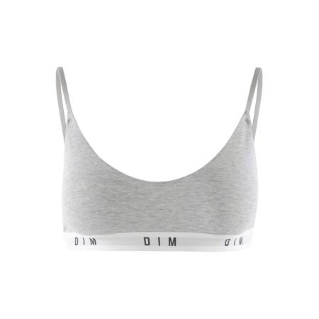 Dim DIM Top grijs gemêleerd / zwart / wit