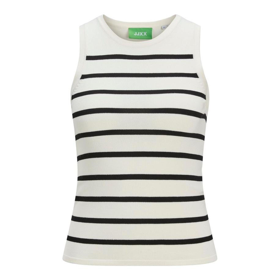 JJXX JJXX Gebreide top zwart / wit -