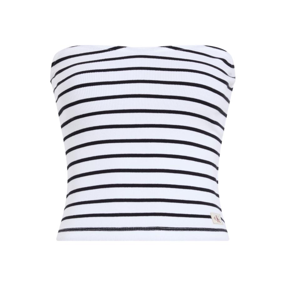 Calvin Klein Calvin Klein Jeans Top zwart / wit -