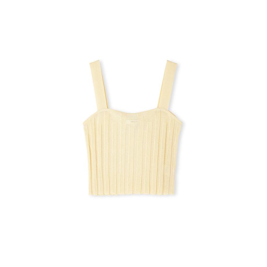 Ipekyol Ipekyol Gebreide top lichtgeel -