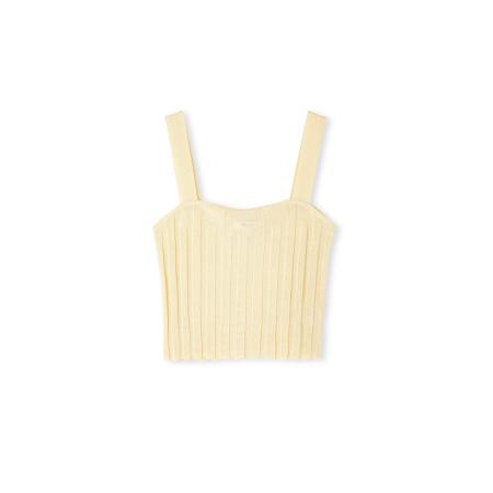 Ipekyol Ipekyol Gebreide top lichtgeel