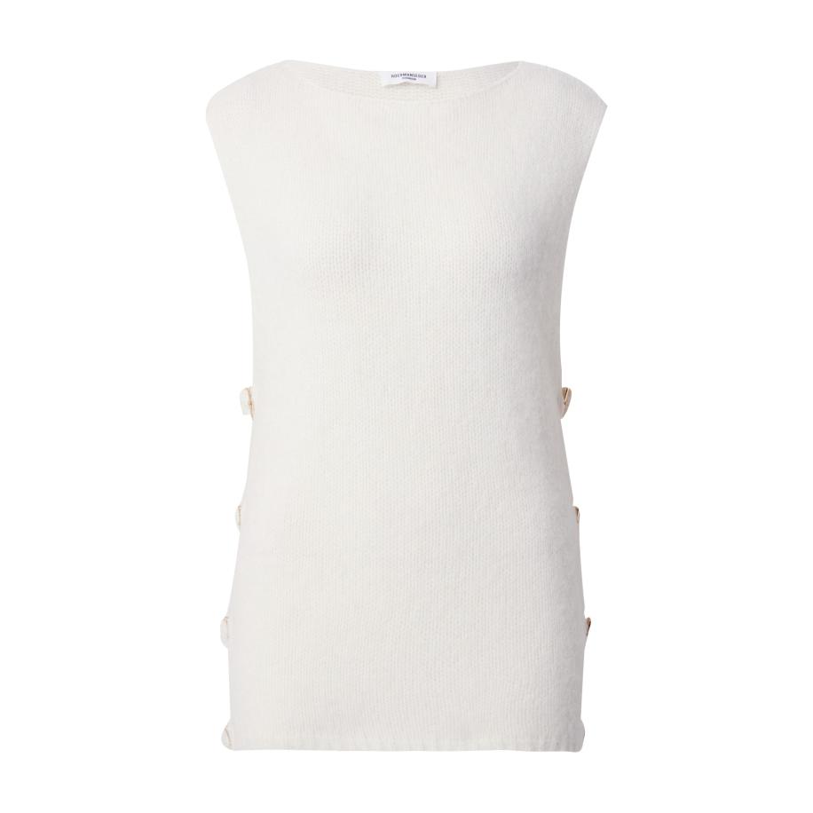 Hoermanseder Hoermanseder Gebreide top Chani sand / wit -