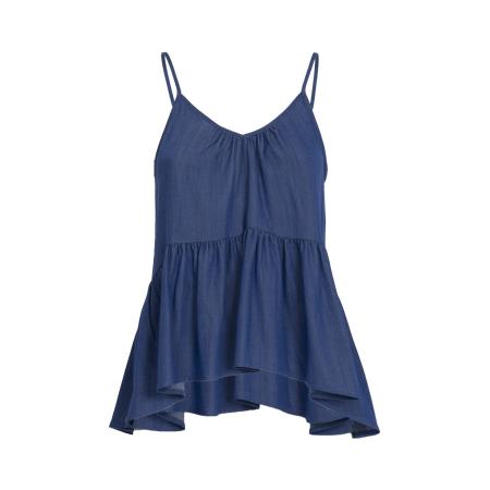 Influencer Influencer Top blauw denim