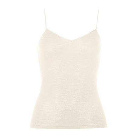 Hanro Hanro Top Woolen Silk offwhite