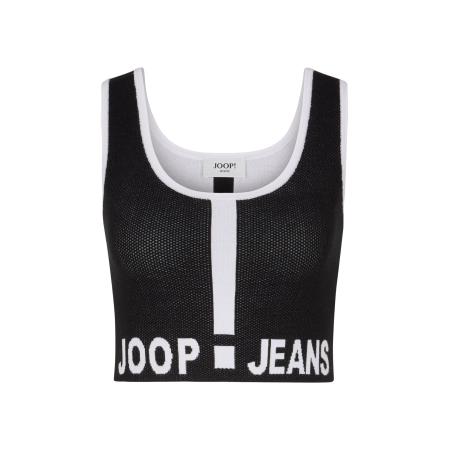 JOOP! Jeans JOOP! Jeans Gebreide top Kama zwart / wit