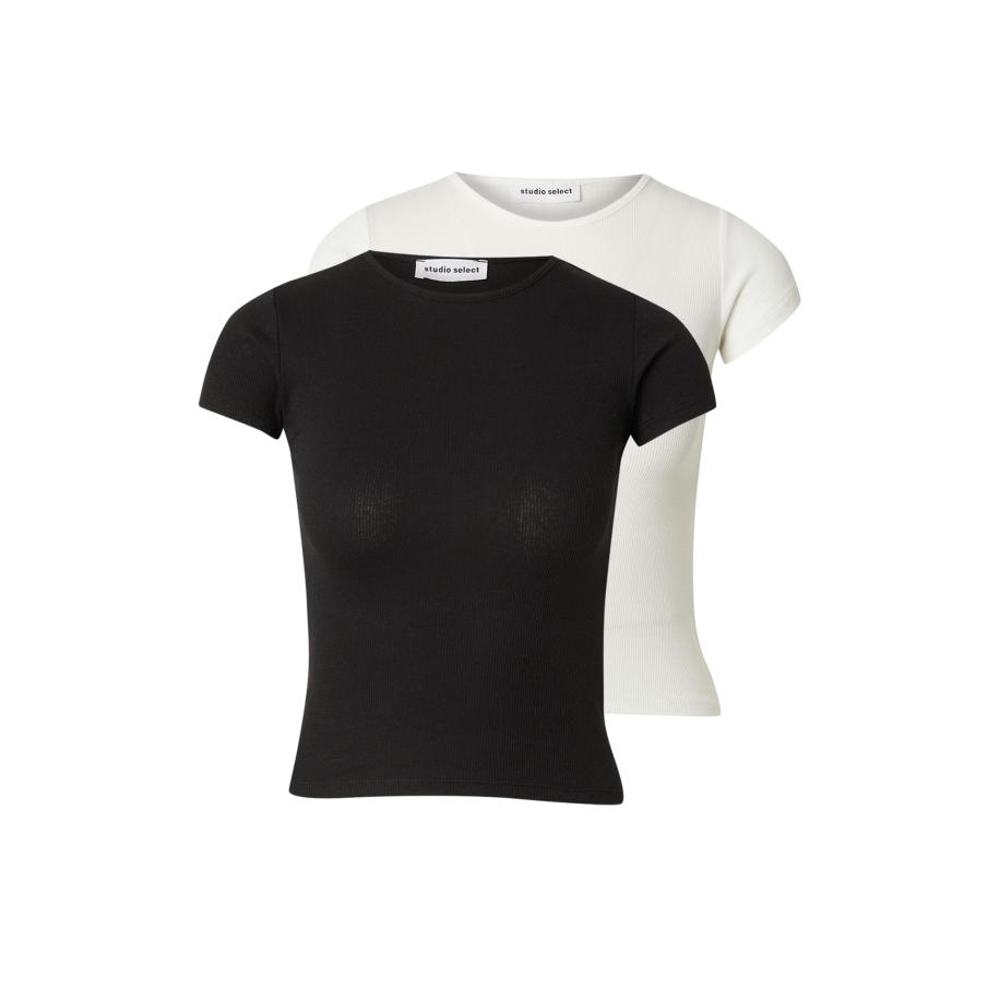 STUDIO SELECT STUDIO SELECT Shirt Valeska zwart / wit -