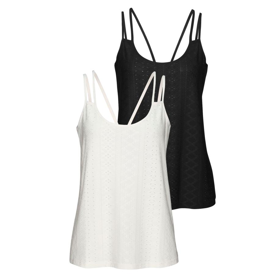VIVANCE VIVANCE Top zwart / wit -