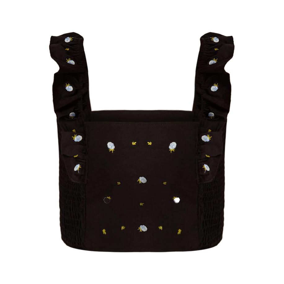 No Matter What No Matter What Top lichtblauw / zwart -