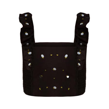 No Matter What No Matter What Top lichtblauw / zwart