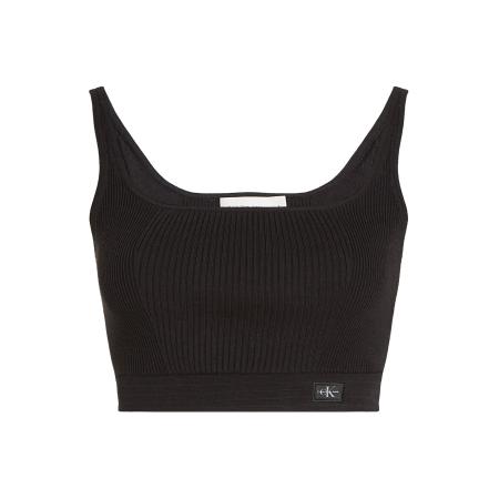 Calvin Klein Calvin Klein Jeans Gebreide top zwart
