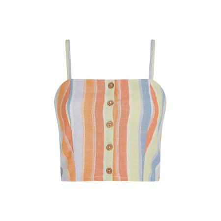 O'Neill ONEILL Top lichtblauw / pastelgroen / oranje / pastelroze