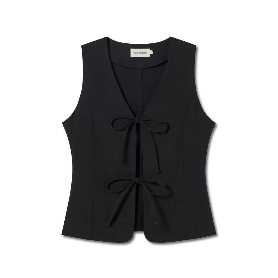 thinking mu Thinking MU Top ELISE zwart -