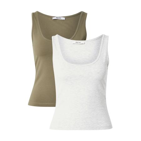 ABOUT YOU ABOUT YOU Top Pia grijs gemêleerd / kaki