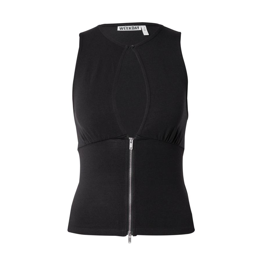 Weekday WEEKDAY Top Irma zwart -