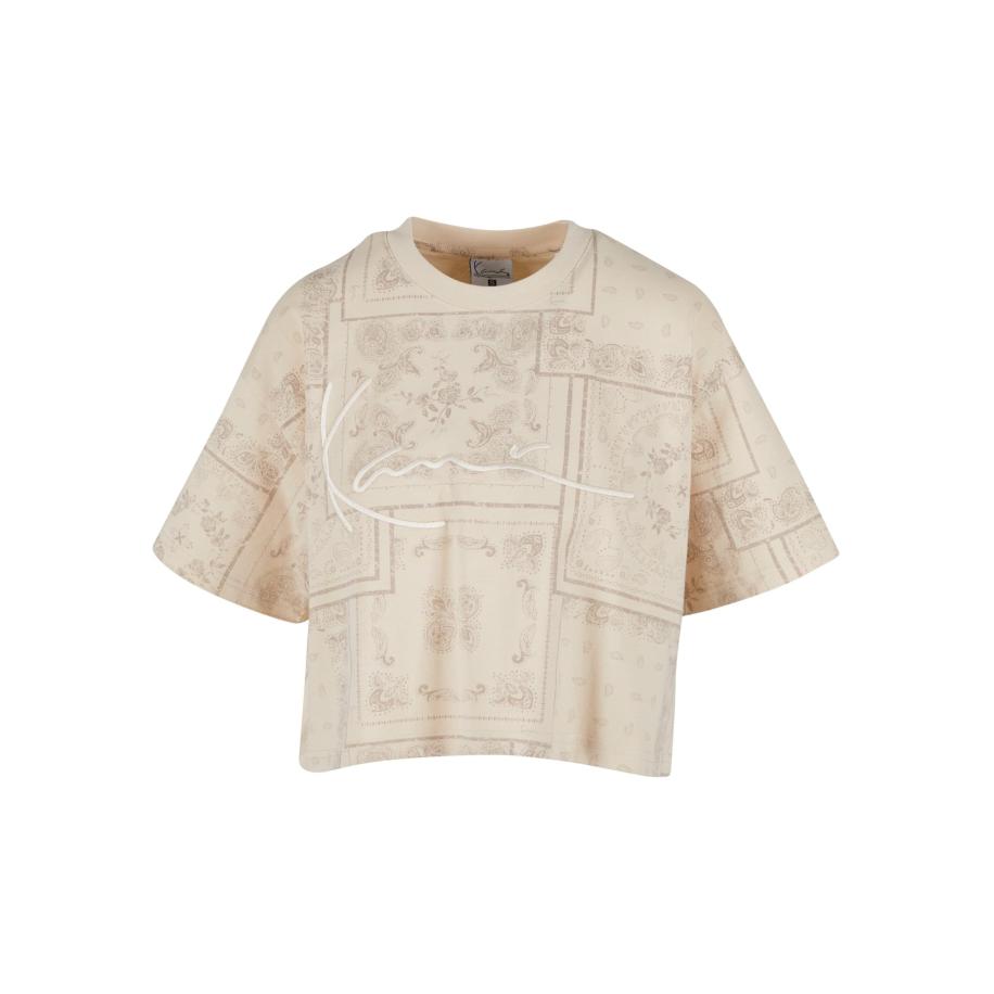 Karl Kani Karl Kani Shirt beige / donkerbeige / offwhite -