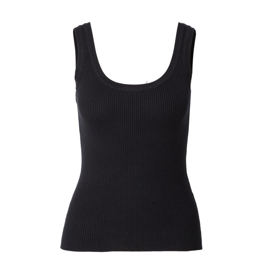 Peppercorn Peppercorn Gebreide top Tana zwart -