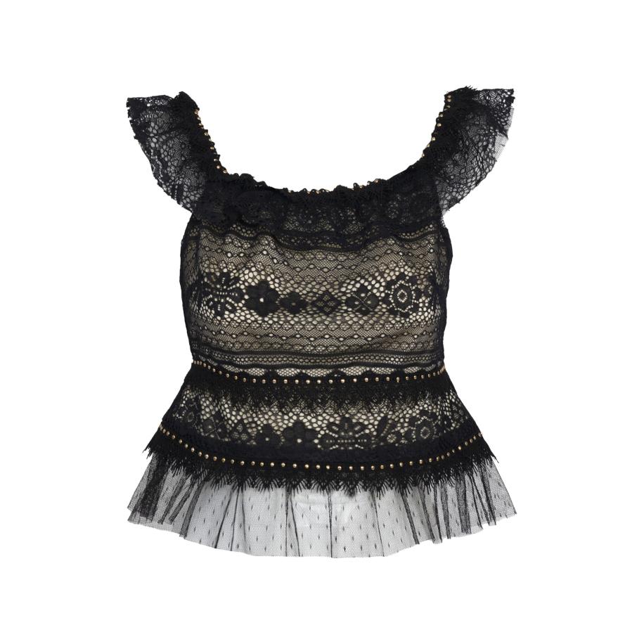 Influencer Influencer Top zwart -