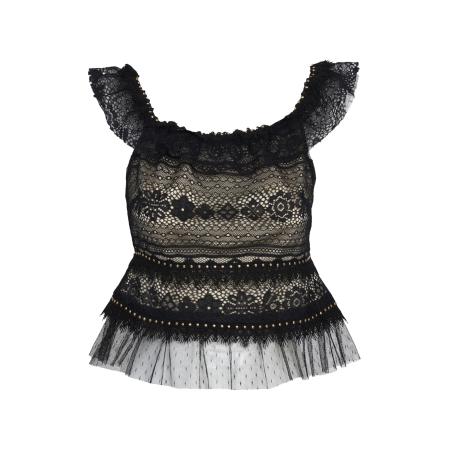 Influencer Influencer Top zwart