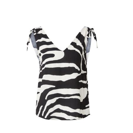 Only ONLY Blouse ONLNOVA zwart / wit