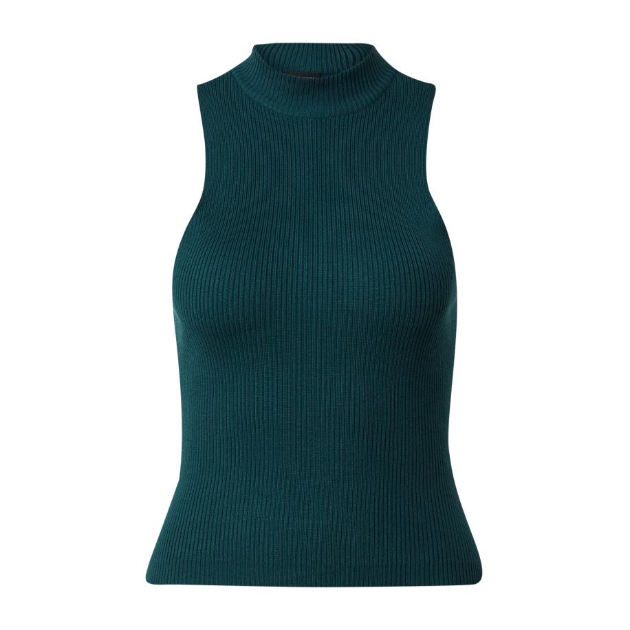 Urban Classics Urban Classics Gebreide top donkergroen -