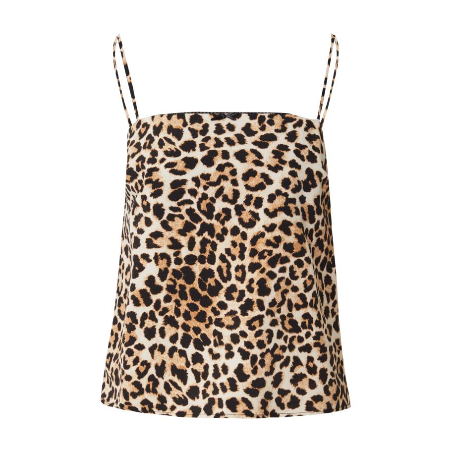 Topshop TOPSHOP Top ivoor / mokka / zwart -