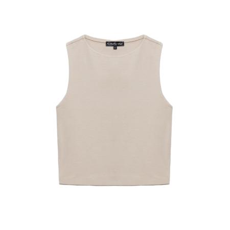 No Matter What Top beige