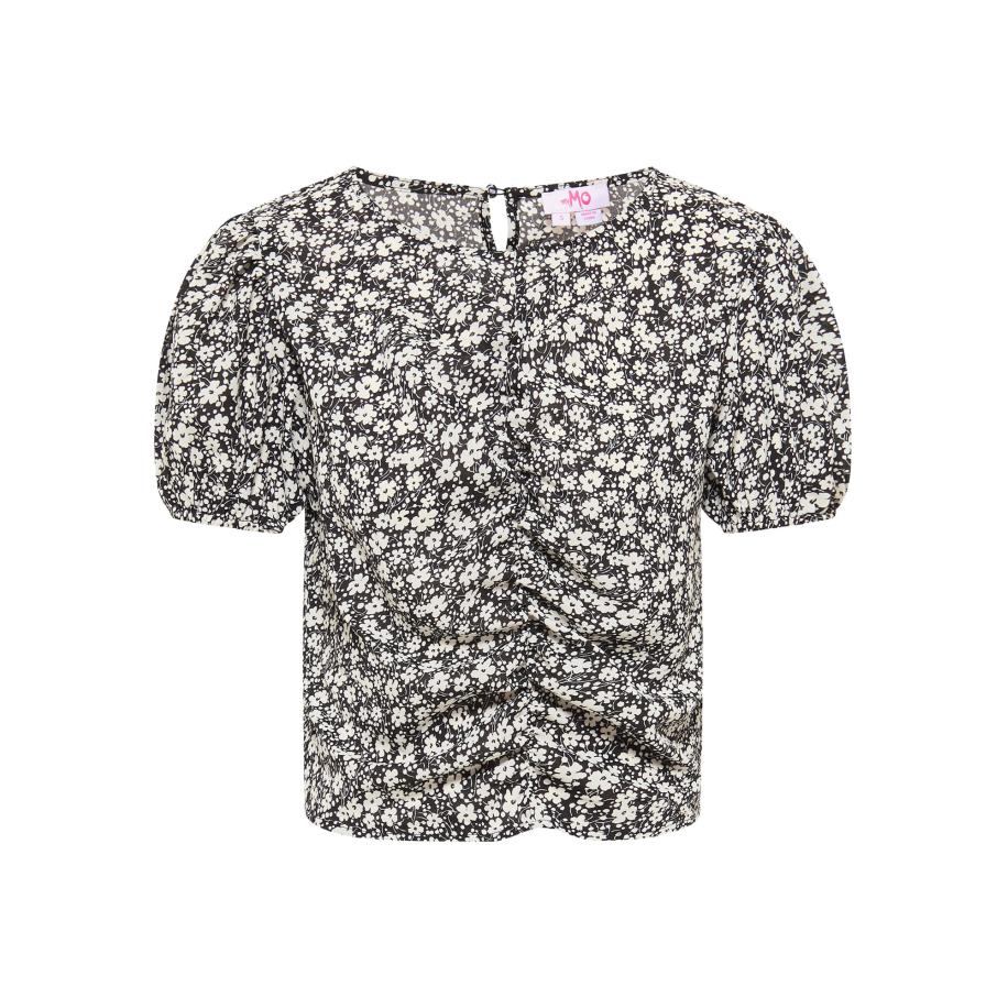 MYMO Top zwart / wit Zwart