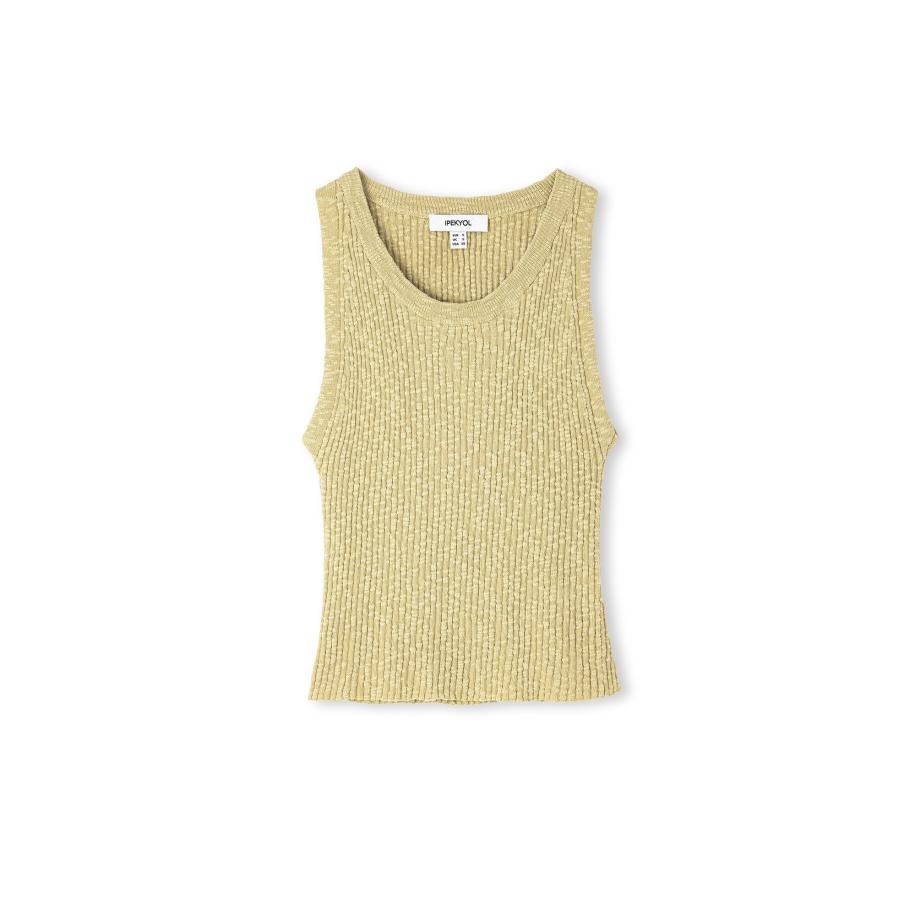 Ipekyol Ipekyol Gebreide top lichtgroen -