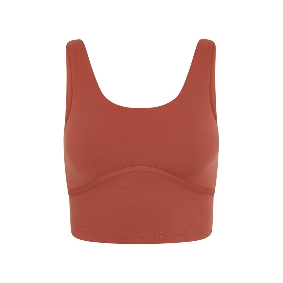 Born Living Yoga Sporttop Sayani mandarijn Oranje