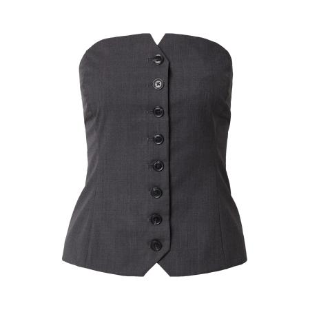 Samsøe & Samsøe Samsøe Samsøe Top Saellen donkergrijs