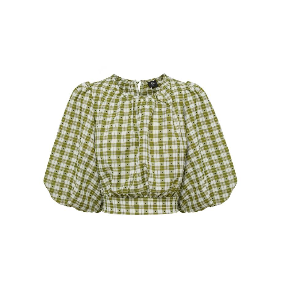 REUX Top GENIE groen / wit Groen