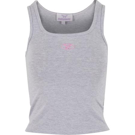 Felicious Top grijs / pink