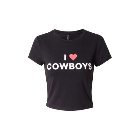 Only ONLY Shirt ONLWINSLET bloedrood / zwart / wit