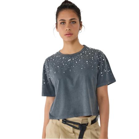 No Matter What Top antraciet