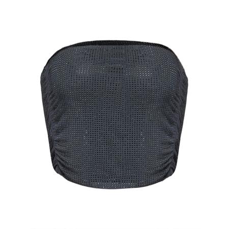 No Matter What Top donkergrijs