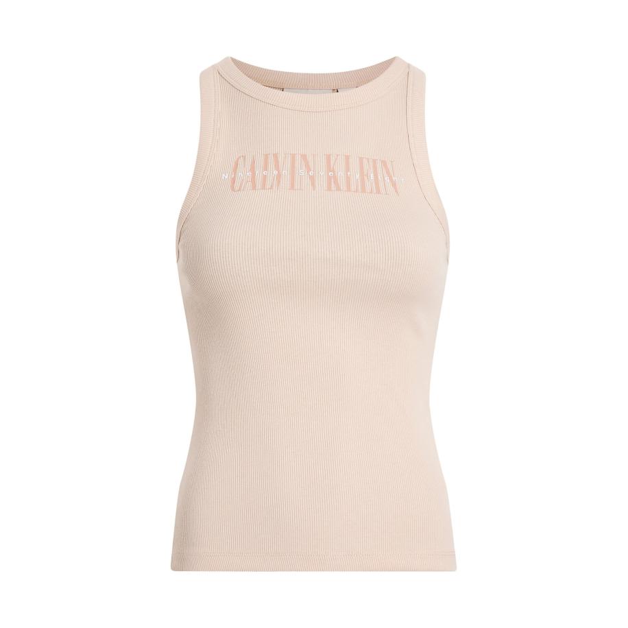 Calvin Klein Calvin Klein Jeans Top beige / koraal / wit -