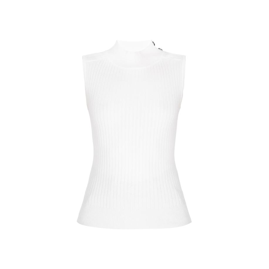 Faina faina Gebreide top Fashion Look wit -